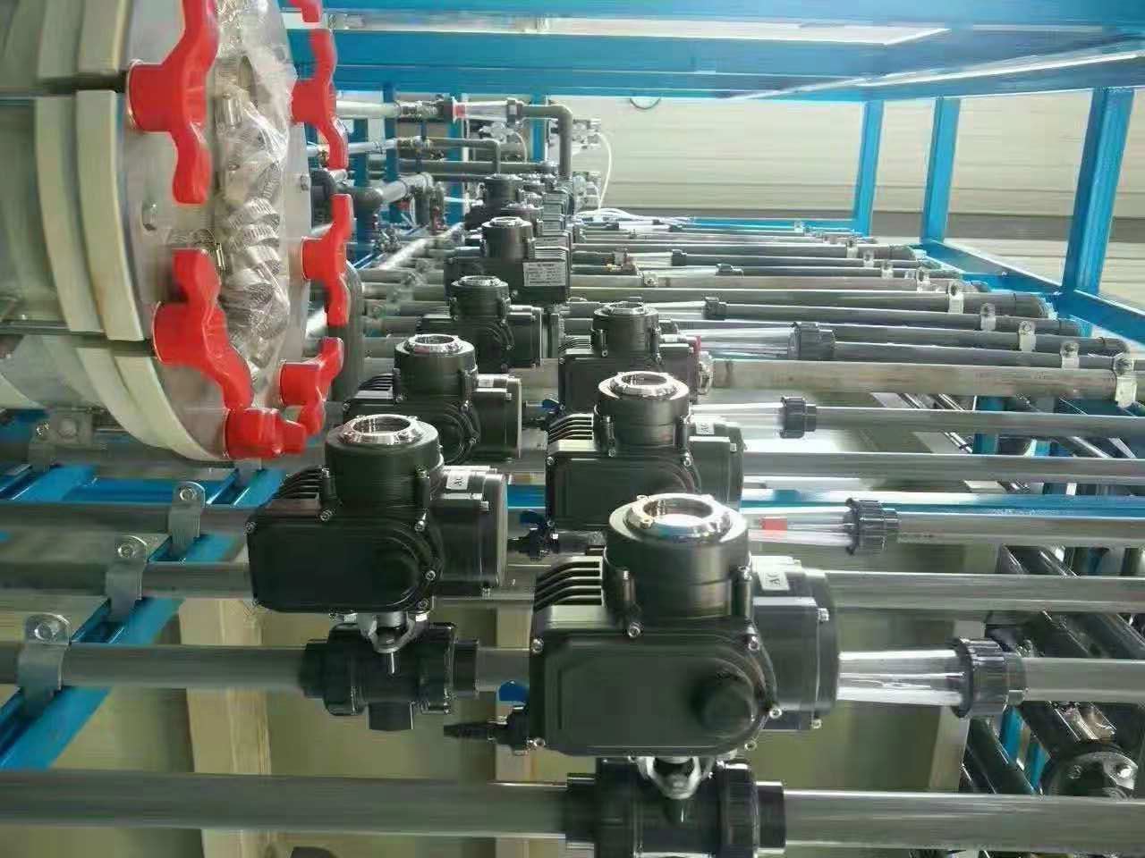 Ball valve with electric actuator
