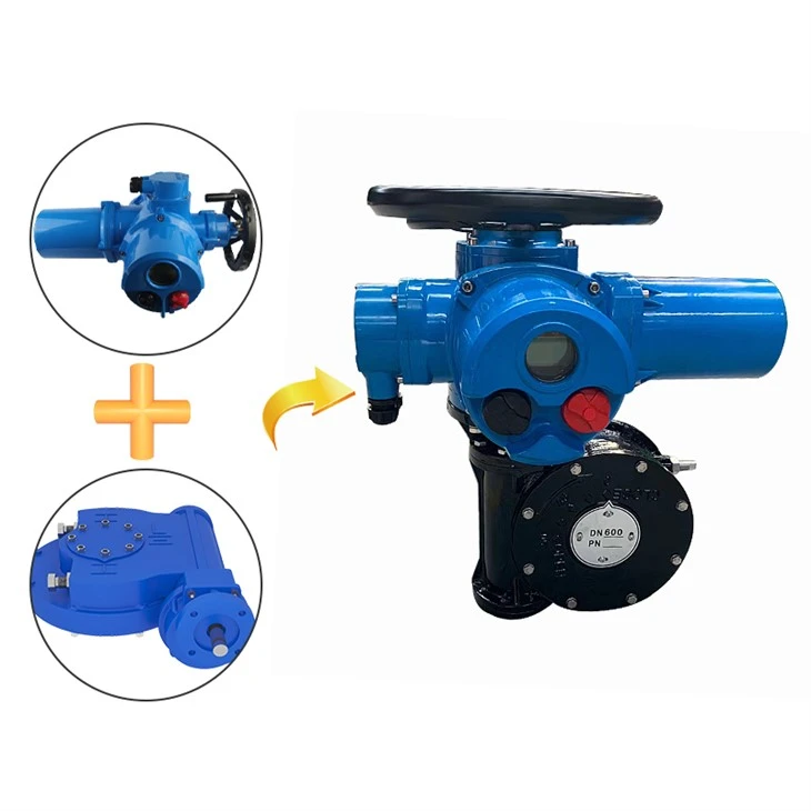 Multi-turn Plus Gearbox Part-turn Electric Valve Actuator